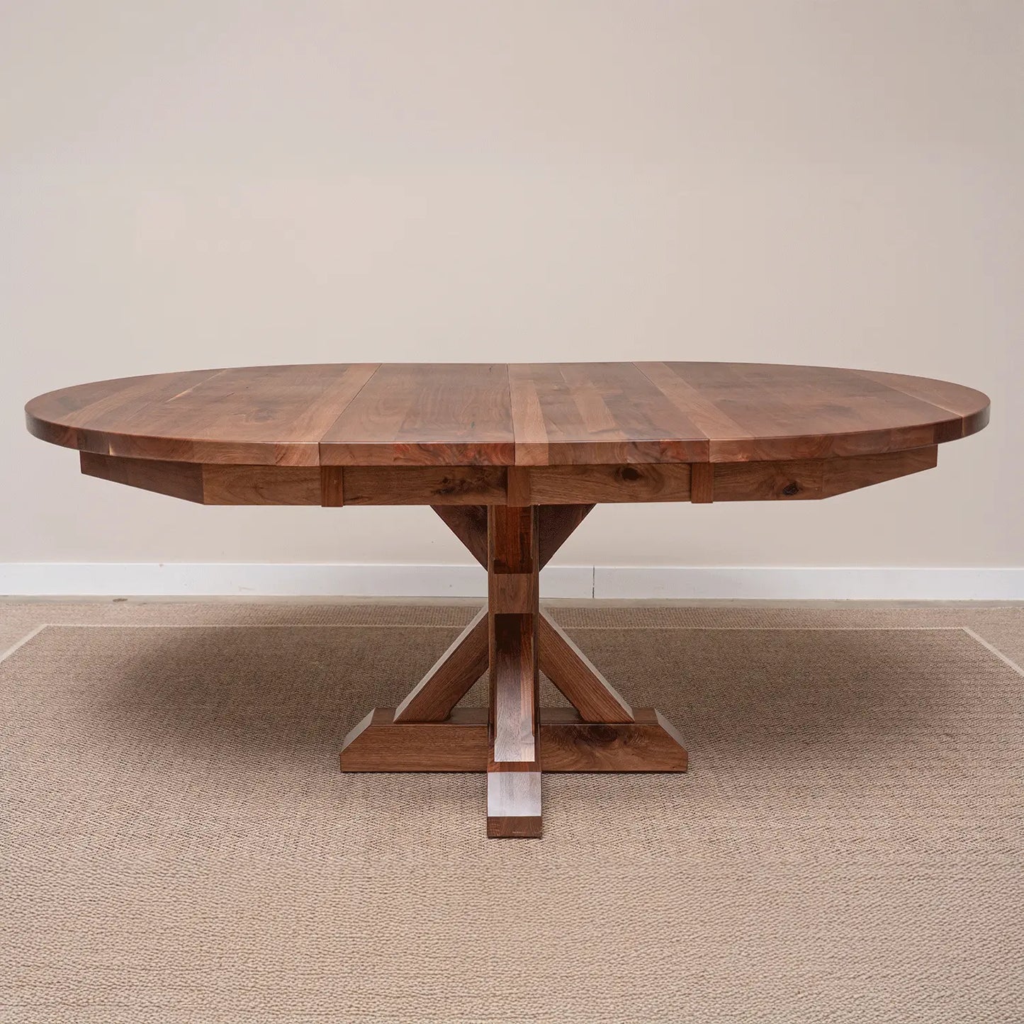 Jackson Round Walnut Dining Table