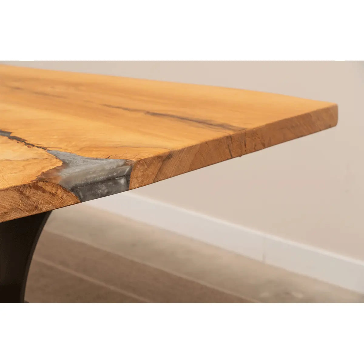 84" Live Edge Dining Table in Oak