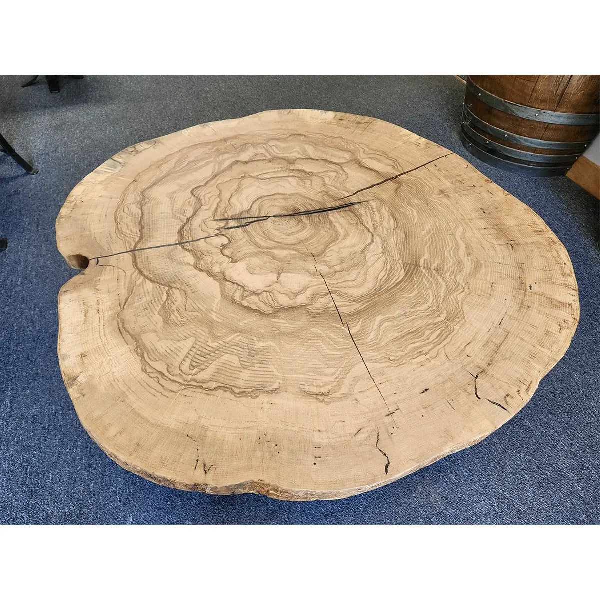 44" Live Edge Ash Coffee Table