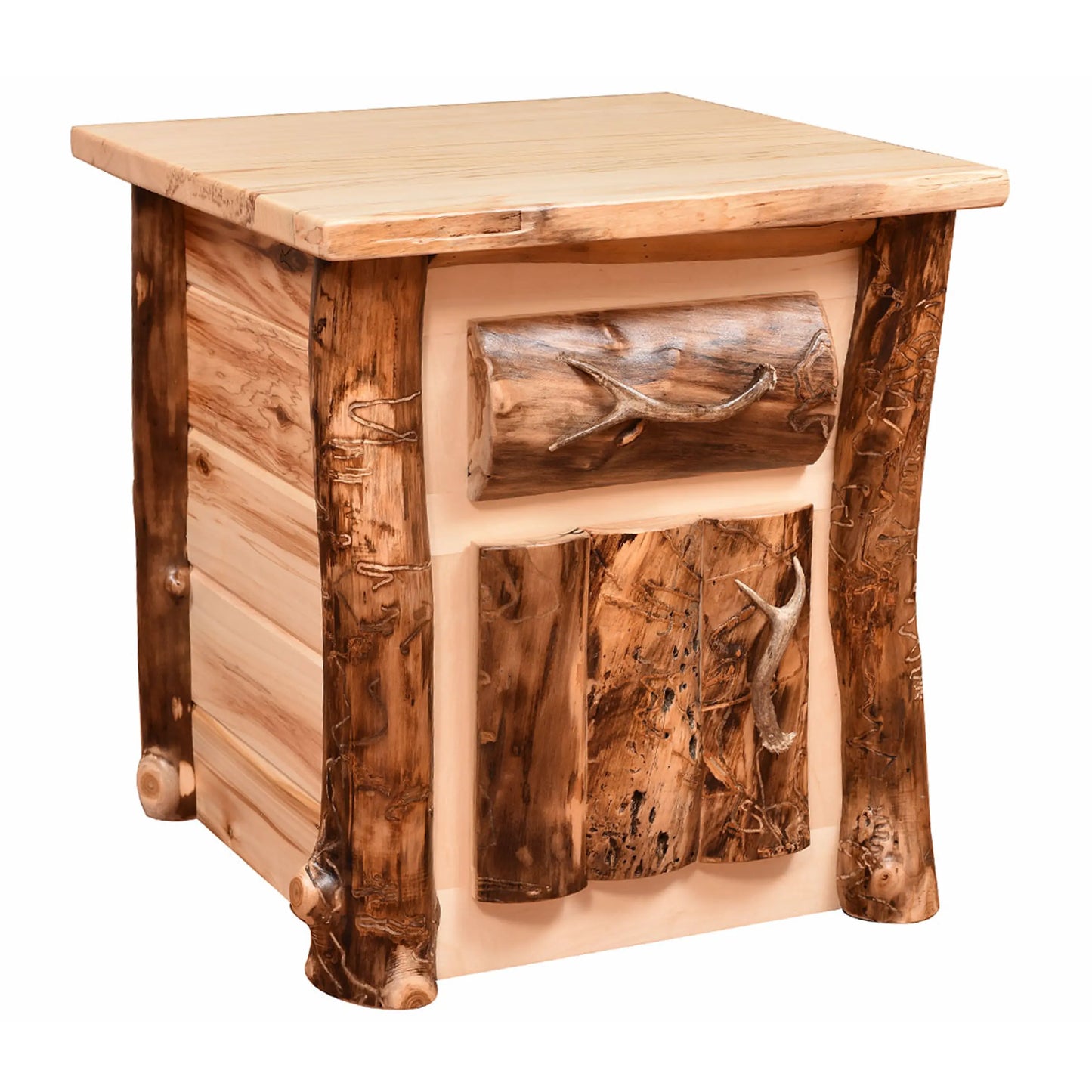 Blue Ridge Log Nightstand
