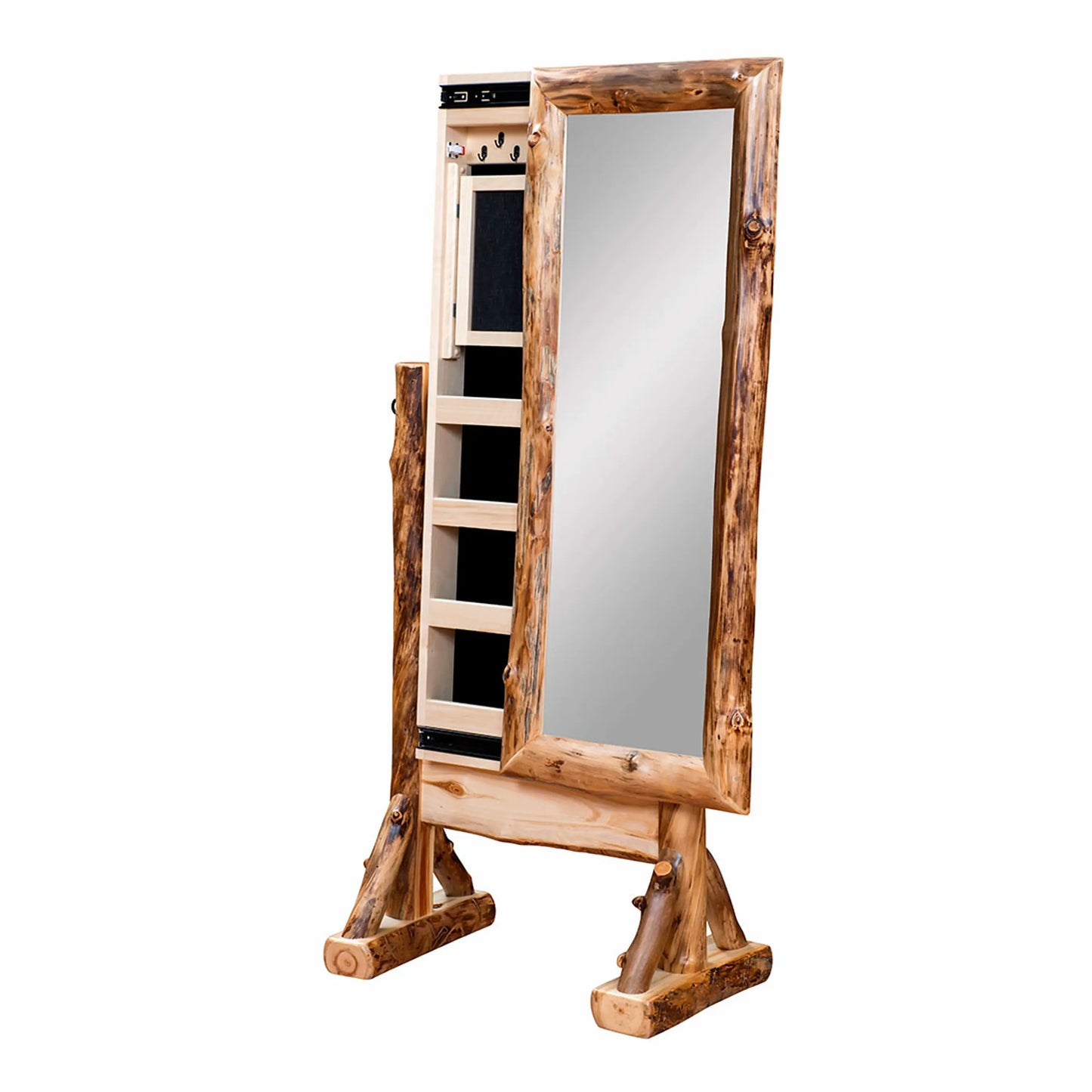 Blue Ridge Log Jewelry Vanity Mirror