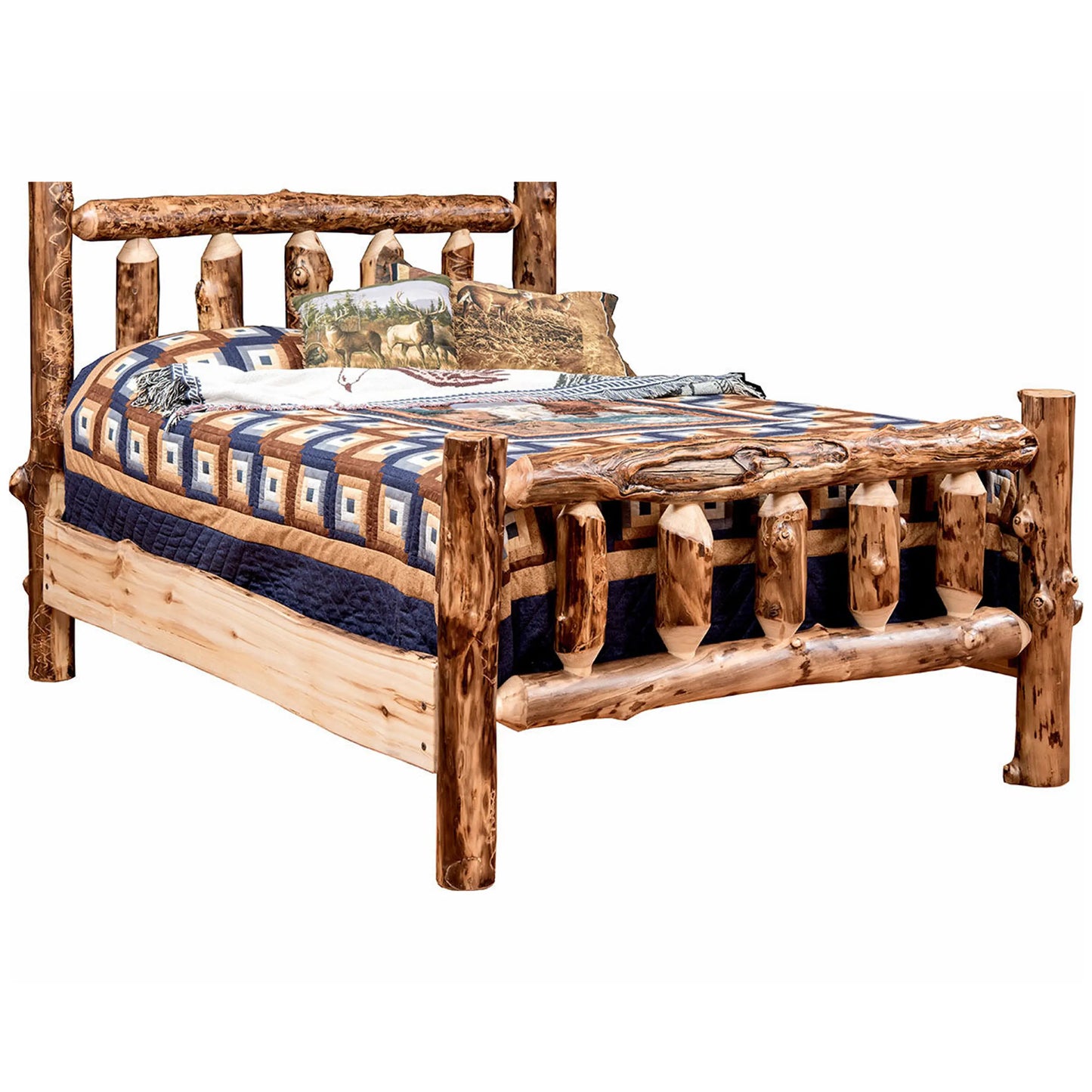 Blue Ridge Log Bed Frame