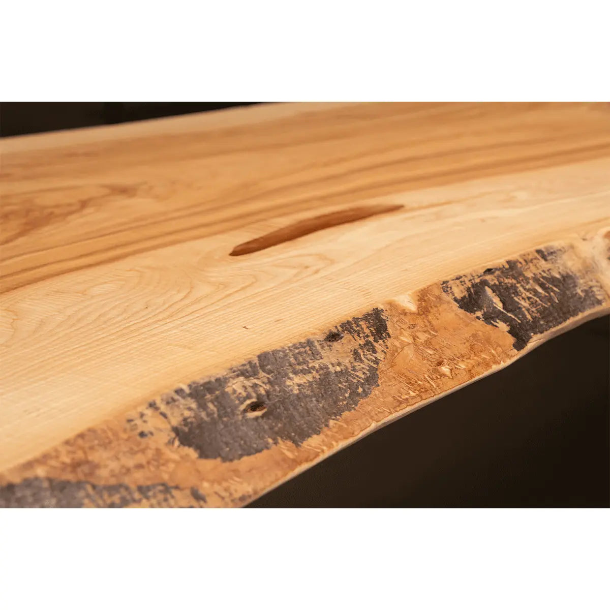 148"L Live Edge Ash Wood Dining Table