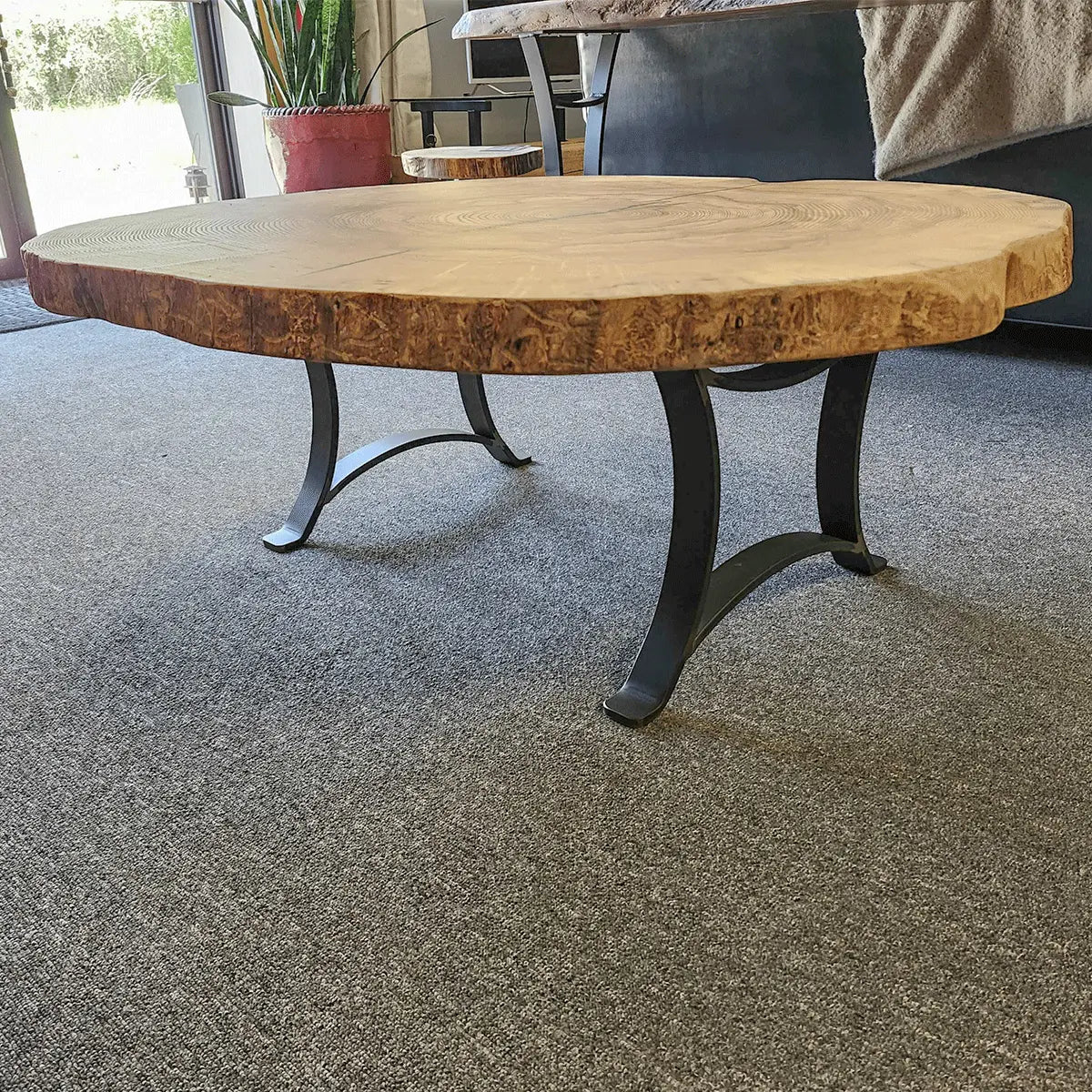 44" Live Edge Ash Coffee Table