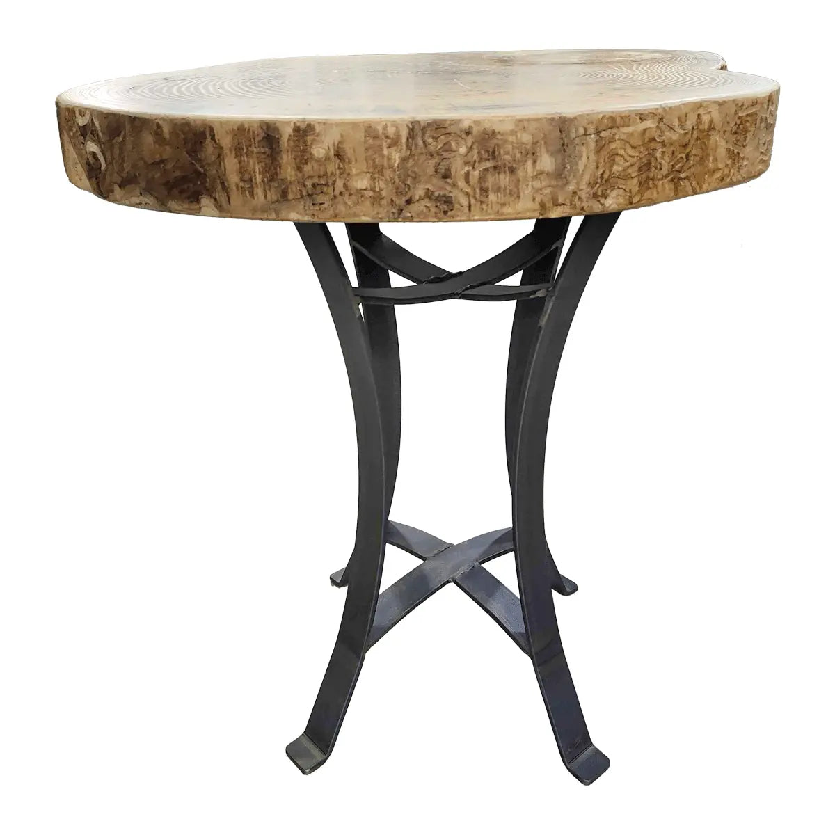 26" Live Edge Ash End Table