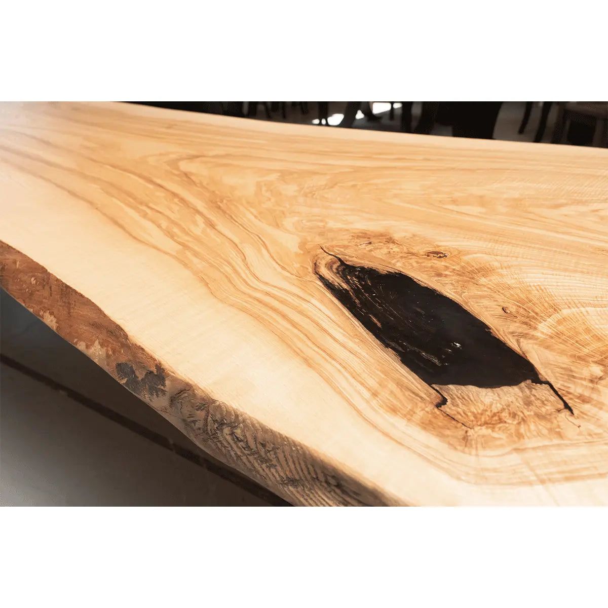 148"L Live Edge Ash Wood Dining Table