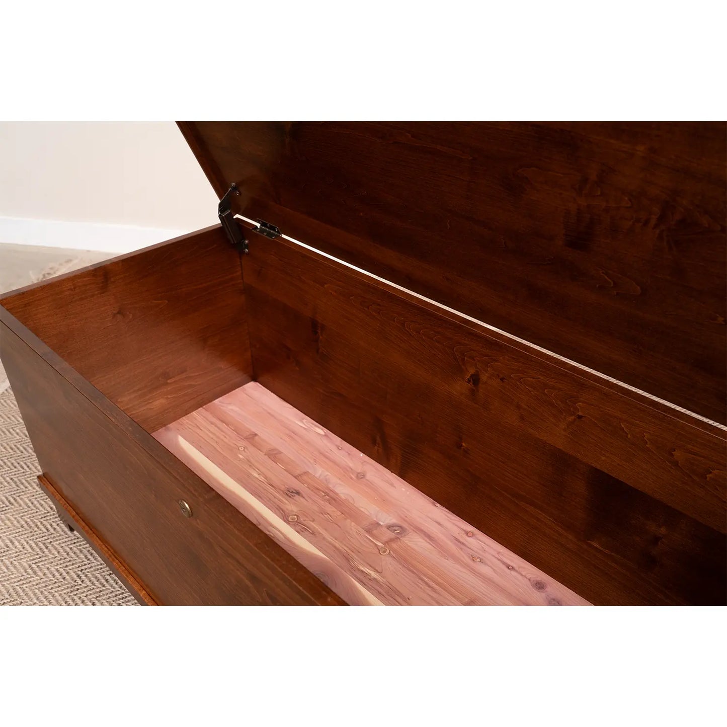 Cedar Lined Wooden Storage Chest