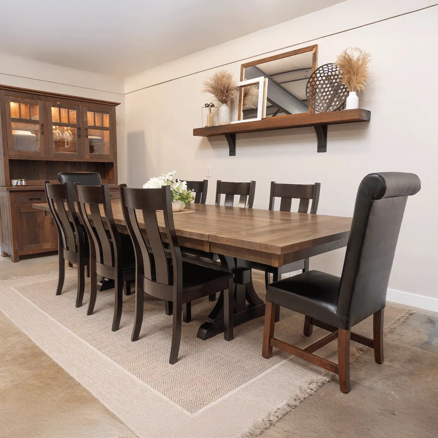 Wexway Wormy Maple Dining Table