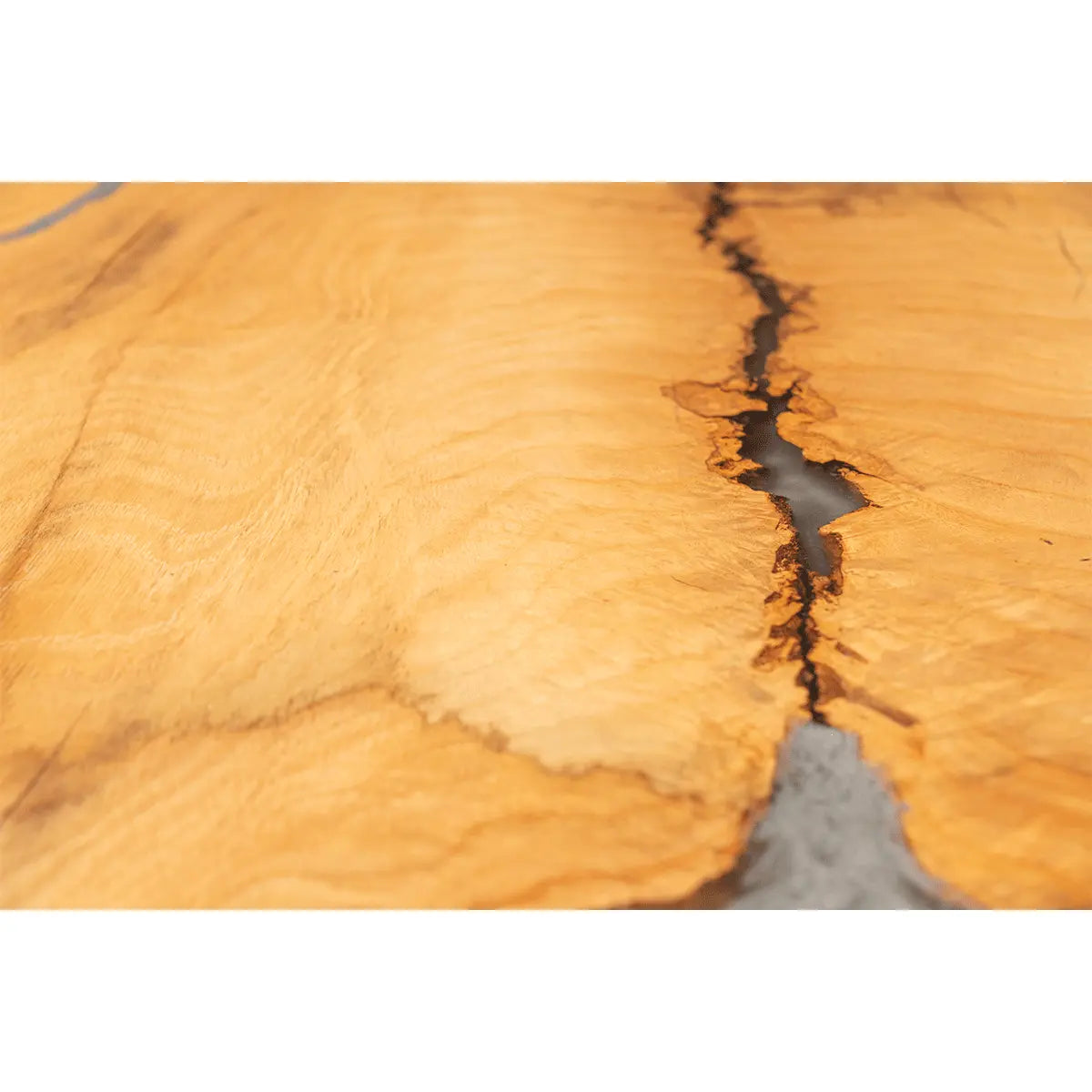 84" Live Edge Dining Table in Oak