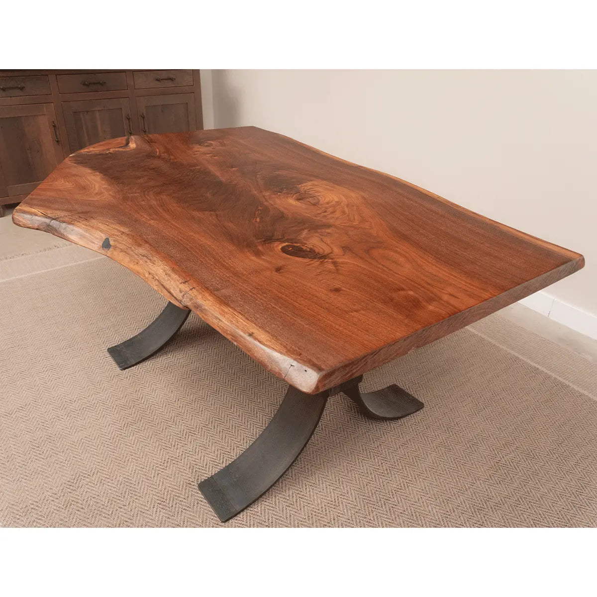 66" Live Edge Walnut Dining Table Slab