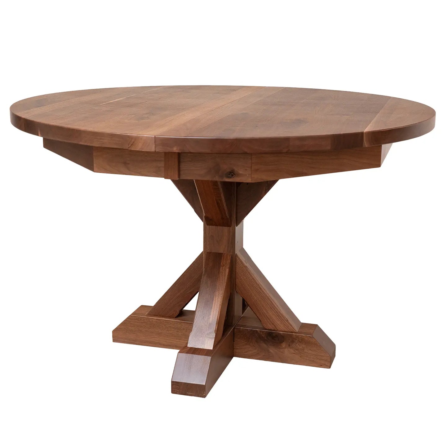 Jackson Round Walnut Dining Table
