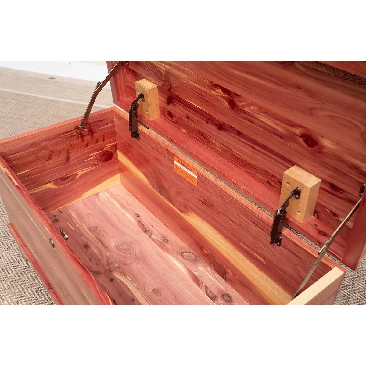 Waterfall Cedar Hope Chest Inside