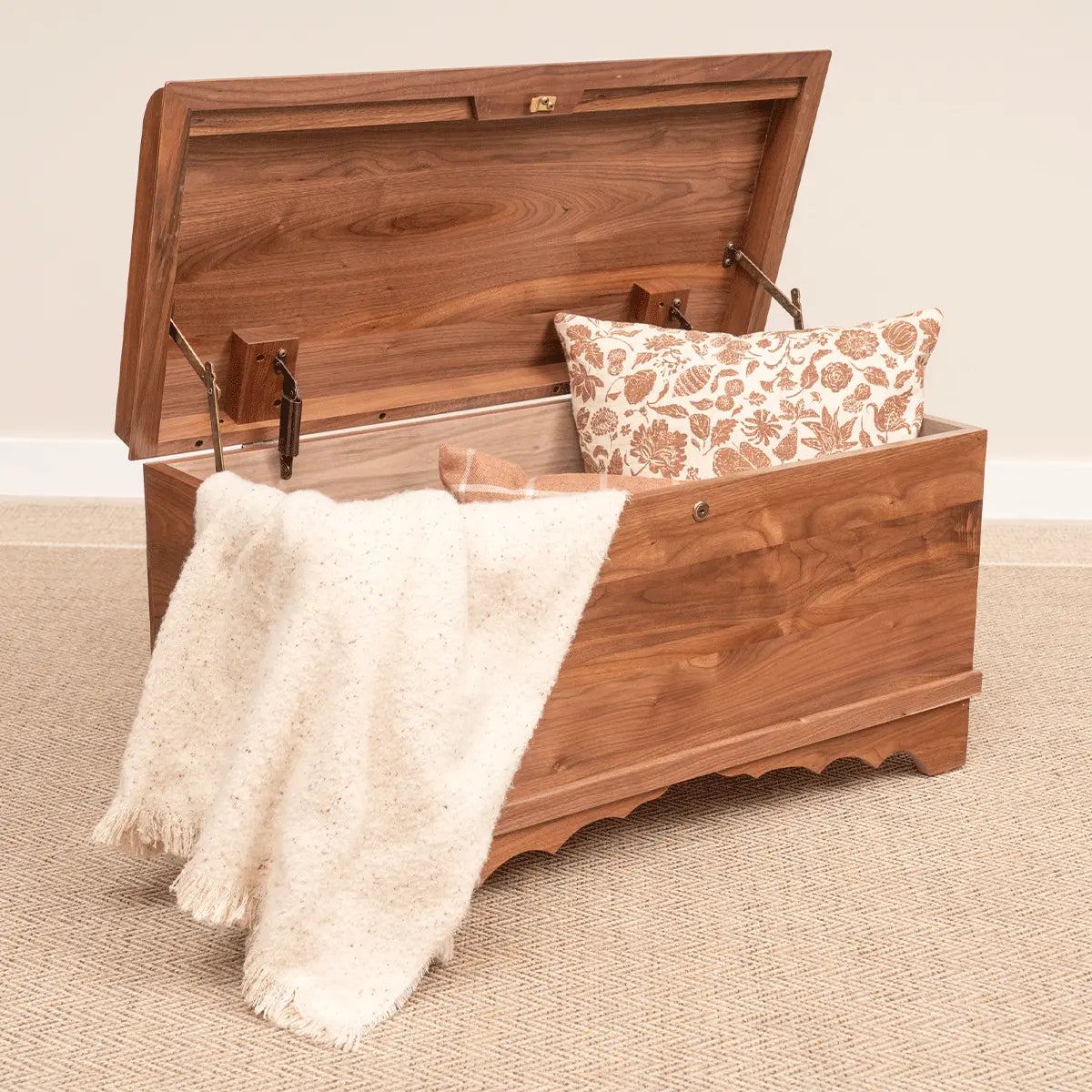 Walnut Amish Cedar Hope Chest
