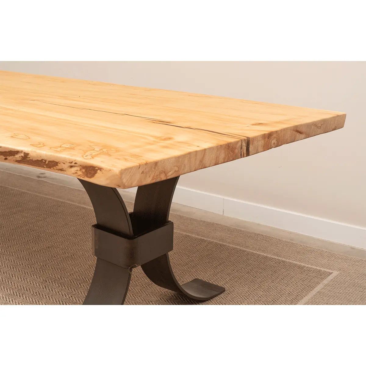 9' Live Edge Maple Dining Table
