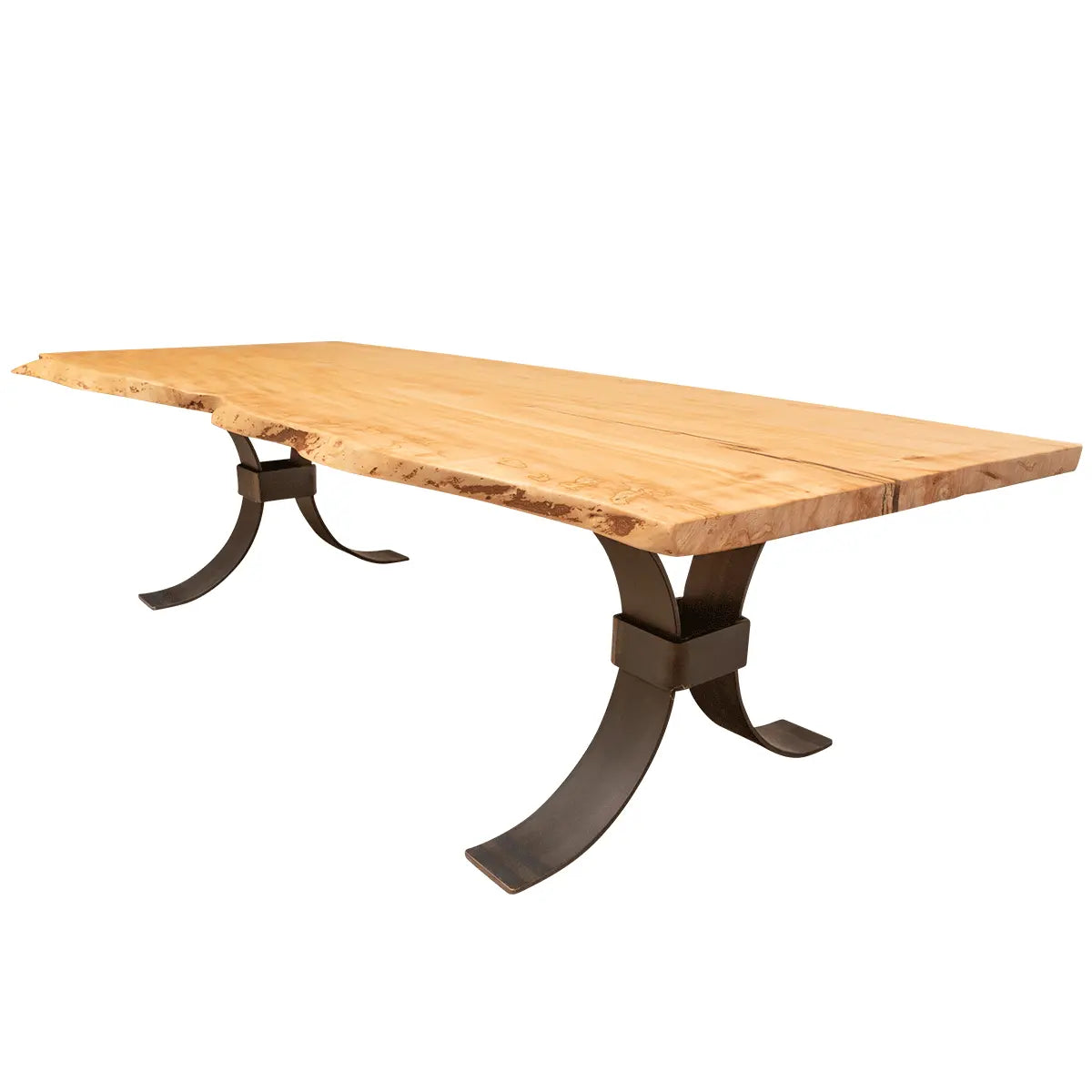 9' Live Edge Maple Dining Table