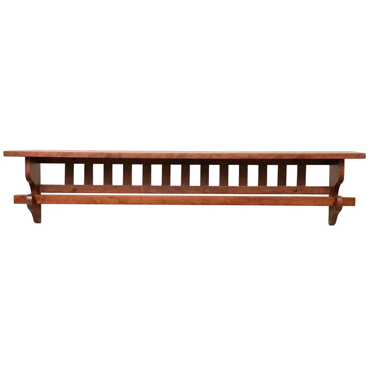Cherry wood, Rich cherry stain mission quilt rack