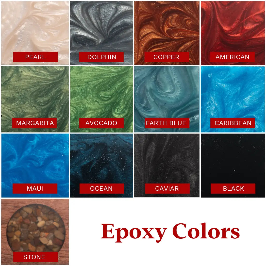 Custom Spalted Maple Round River Dining Table