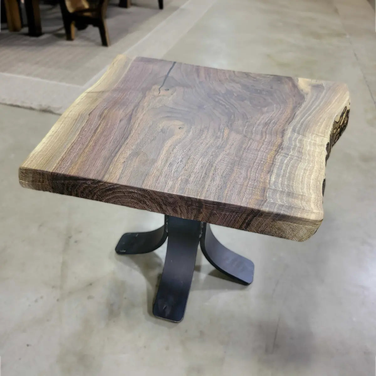 19 " Live Edge Walnut Coffee Table
