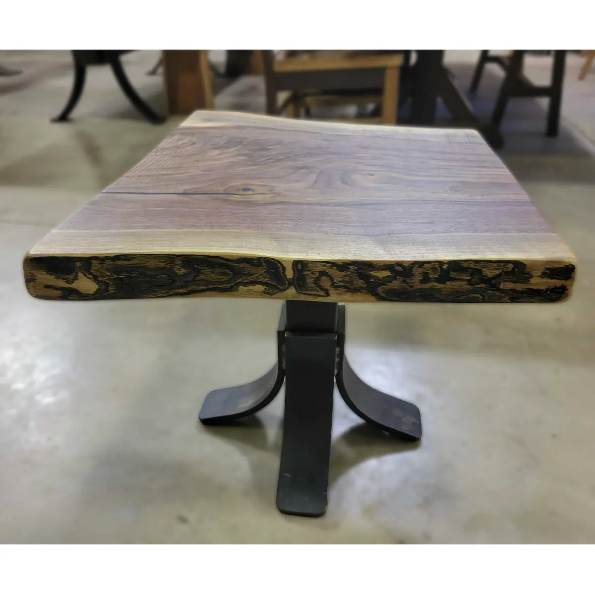 19 " Live Edge Walnut Coffee Table