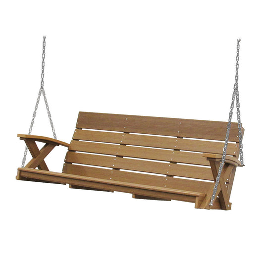 Outdoor Woodgrain Dixie Swing