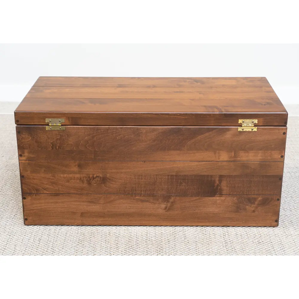 Back, Maple Storage Blanket Chest, Asbury Stain