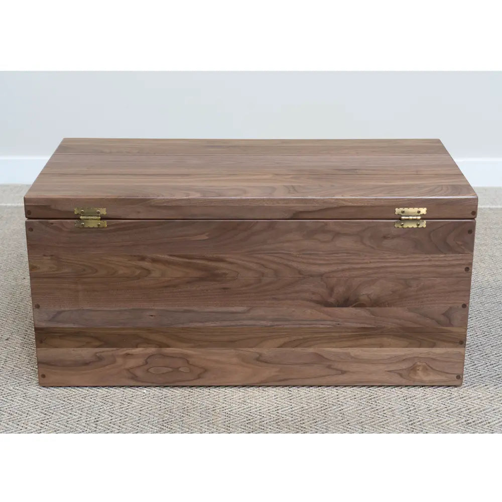 back walnut blanket chest