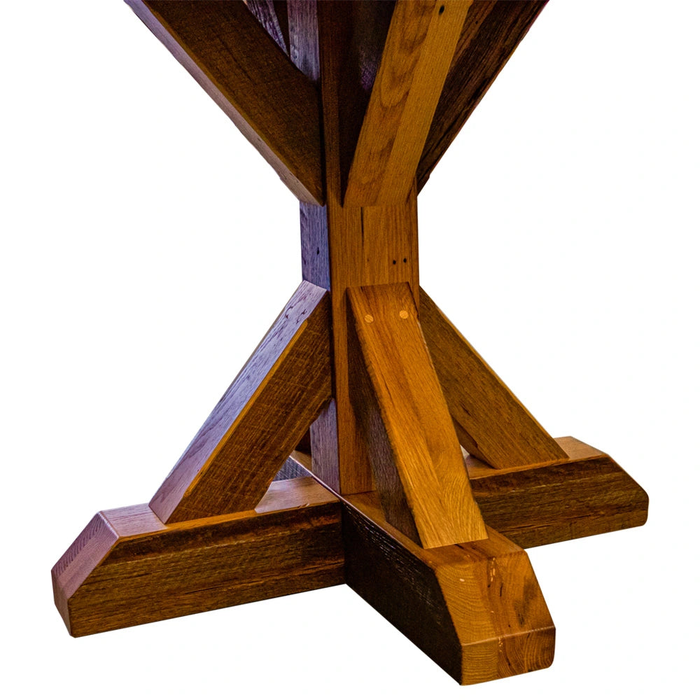 Barnwood Trestle Base