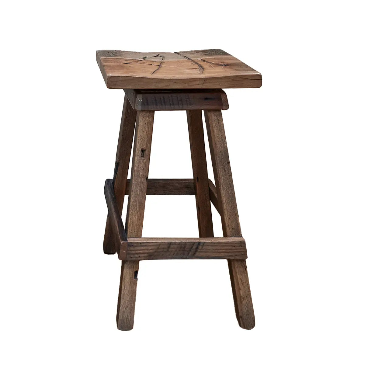 Bayfield Rustic Backless Bar Stool