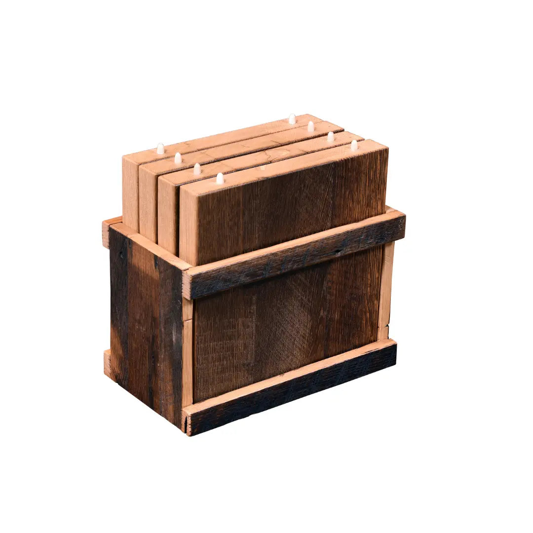 Acadia Extendable Barnwood Dining Bench