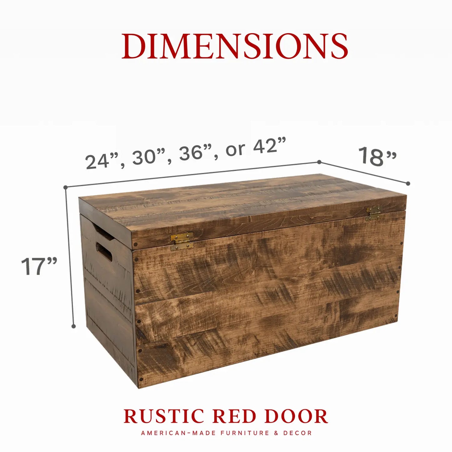 Palmer Brown Maple Blanket Chest, Long Oak Stain