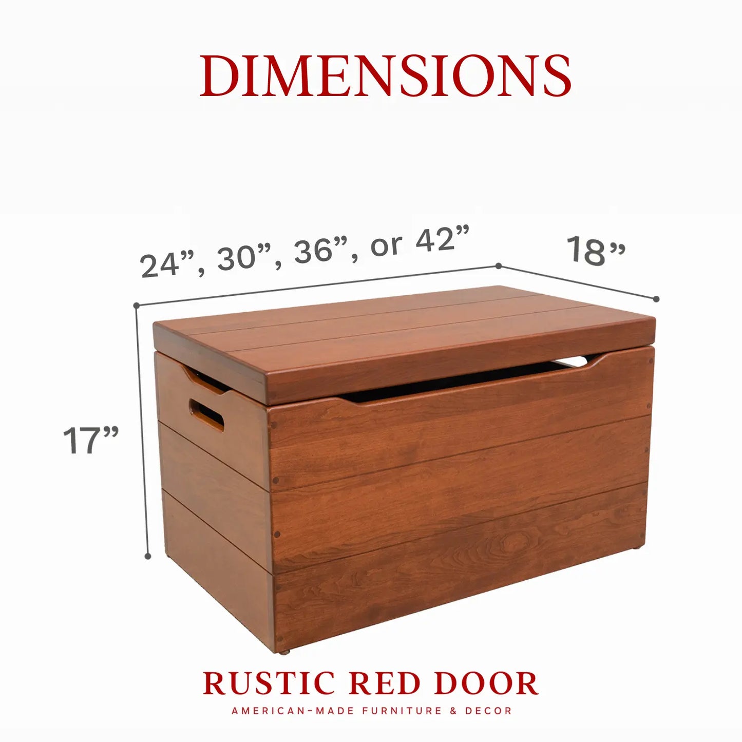 Palmer Cherry Blanket Chest, Washington Cherry Stain