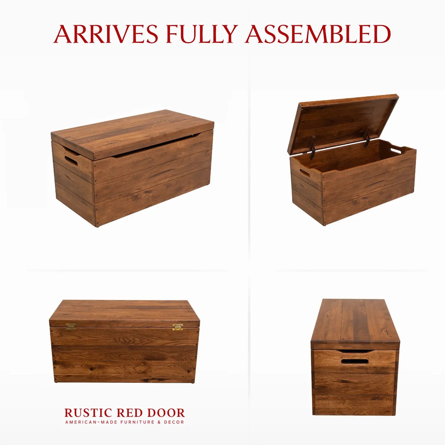 Palmer Hickory Blanket Chest, Asbury Stain