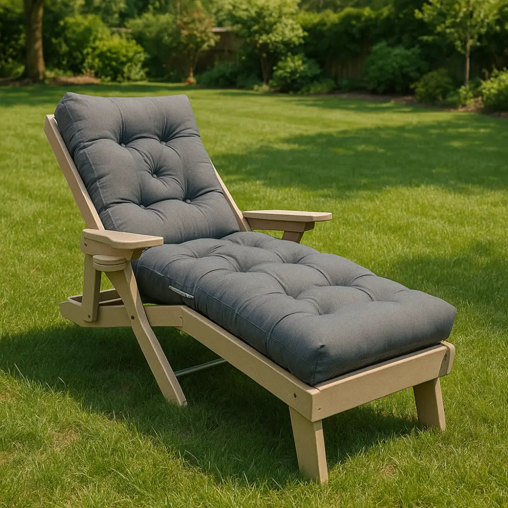 highback outdoor chaise lounge