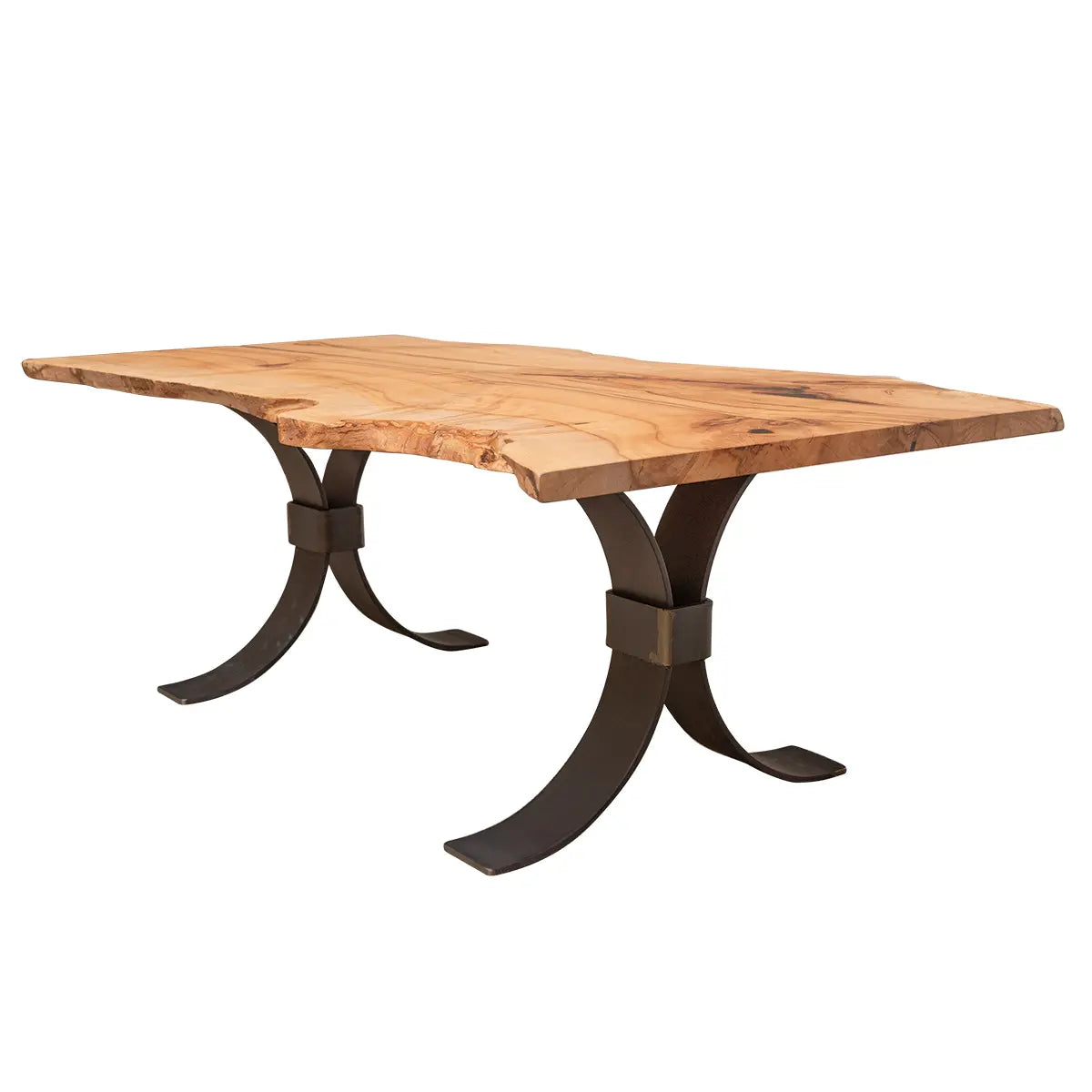 85" Live Edge Maple Dining Table