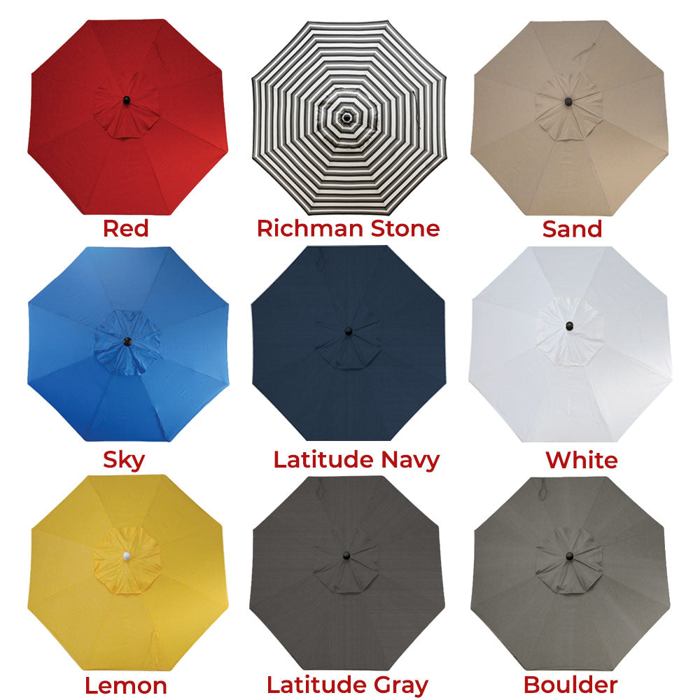 Outdoor 9' Starlux Market Umbrella