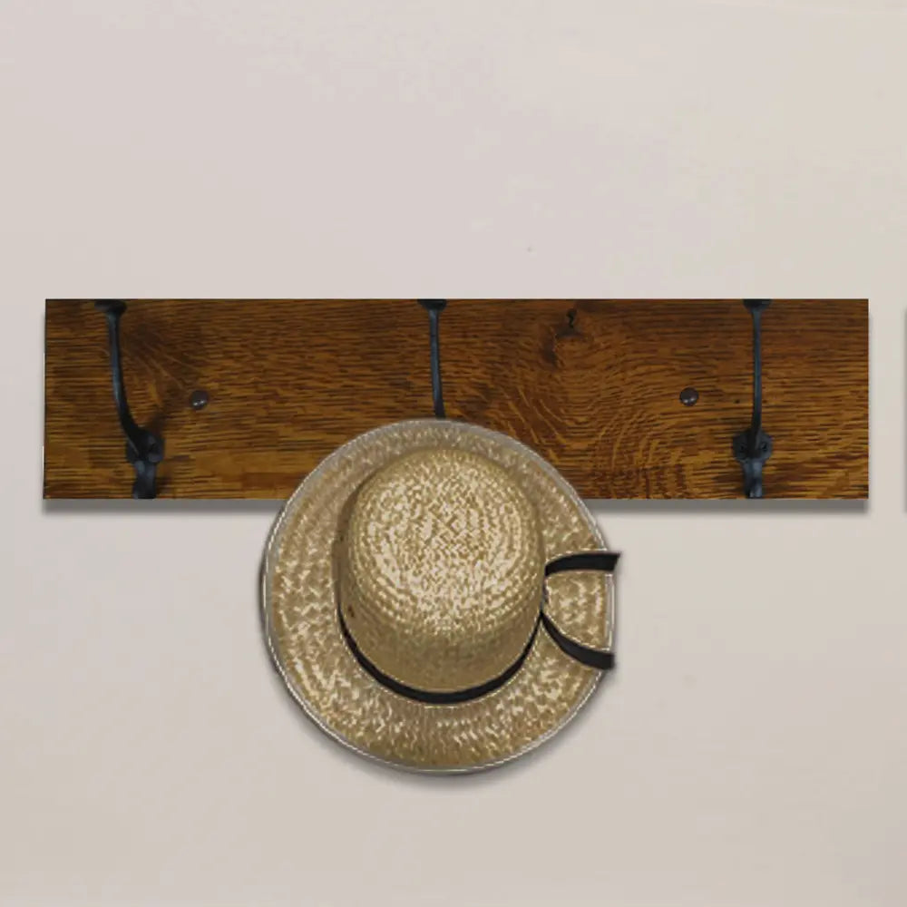 Rustic Quartersawn Oak, Mission Coat Hanger