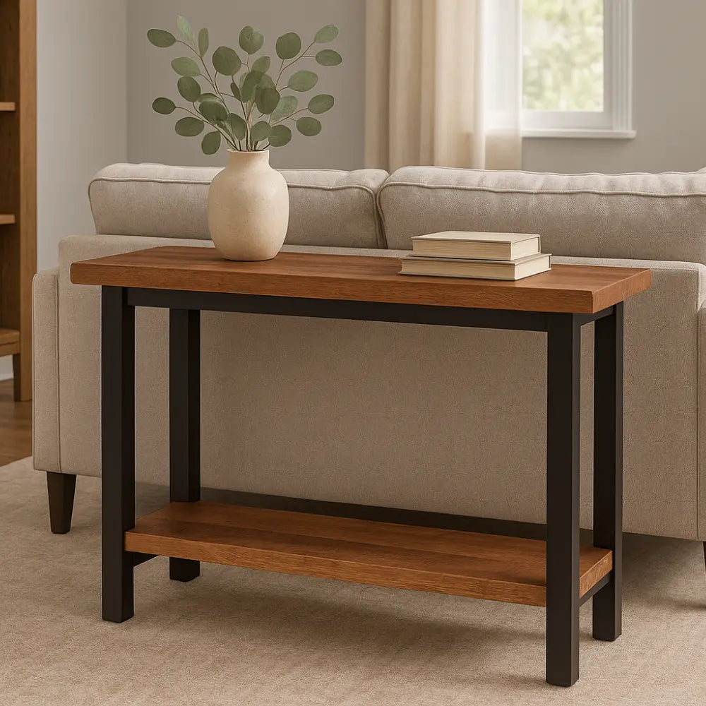 Irvine Modern Rustic Console Table