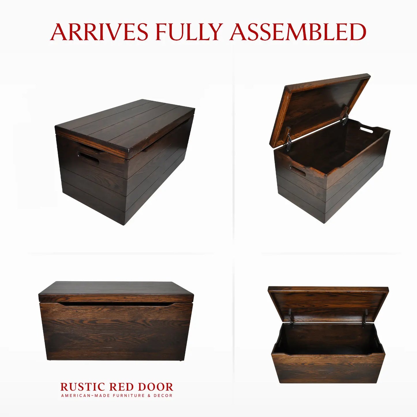 Palmer Oak Blanket Chest, Asbury Stain