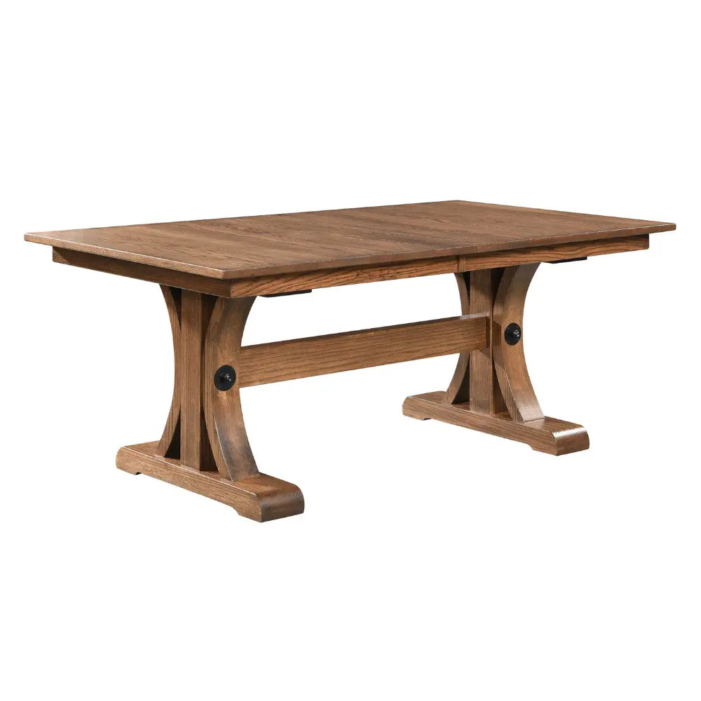 Olympia Oak Butterfly Leaf Dining Table