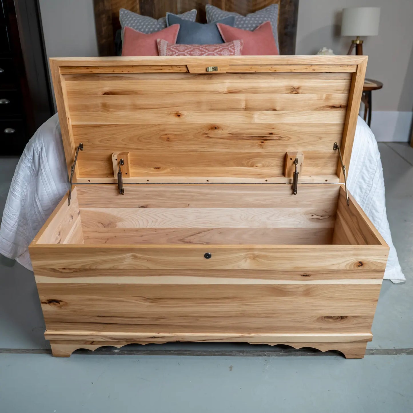 Waterfall Hickory Natural Cedar Hope Chest