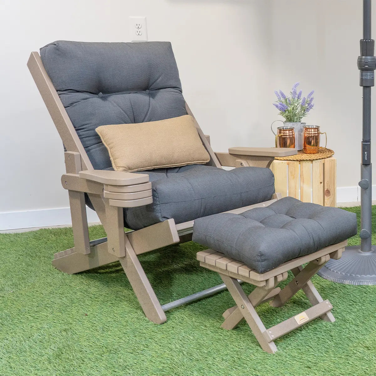 High Back Oudoor Folding Chair