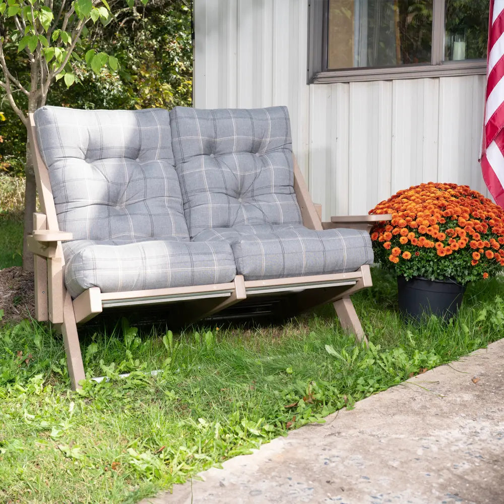 Outdoor folding couch sofa with cushions