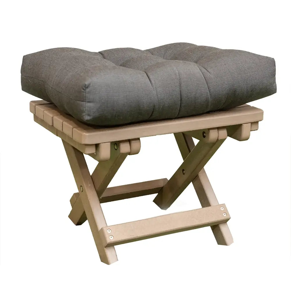 Outdoor best sale folding footstool