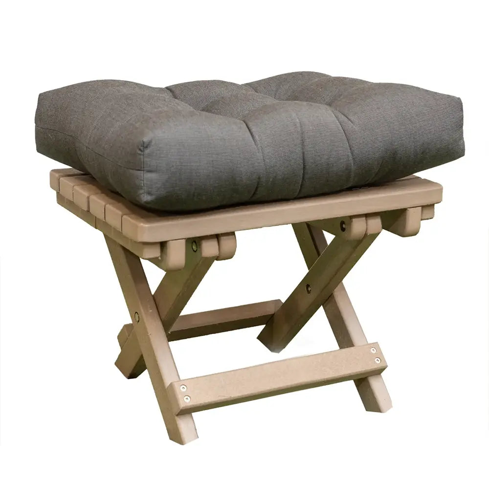 Outdoor folding hot sale footrest