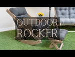 High Back Outdoor Adjustable Rocker Recliner