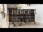 Pierce Reclaimed Barnwood Dining Table