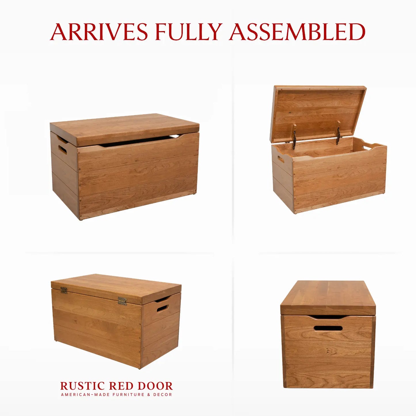 Palmer Rustic Blanket Chest, Fruitwood Stain