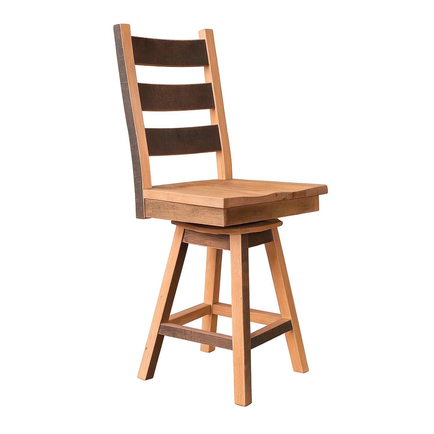 Akron Reclaimed Wood Stool