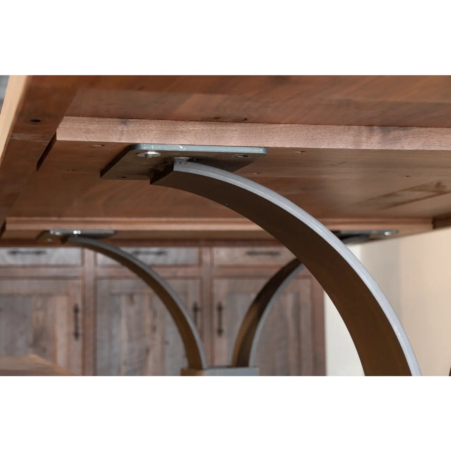 Beckett Natural Walnut Wood Dining Table