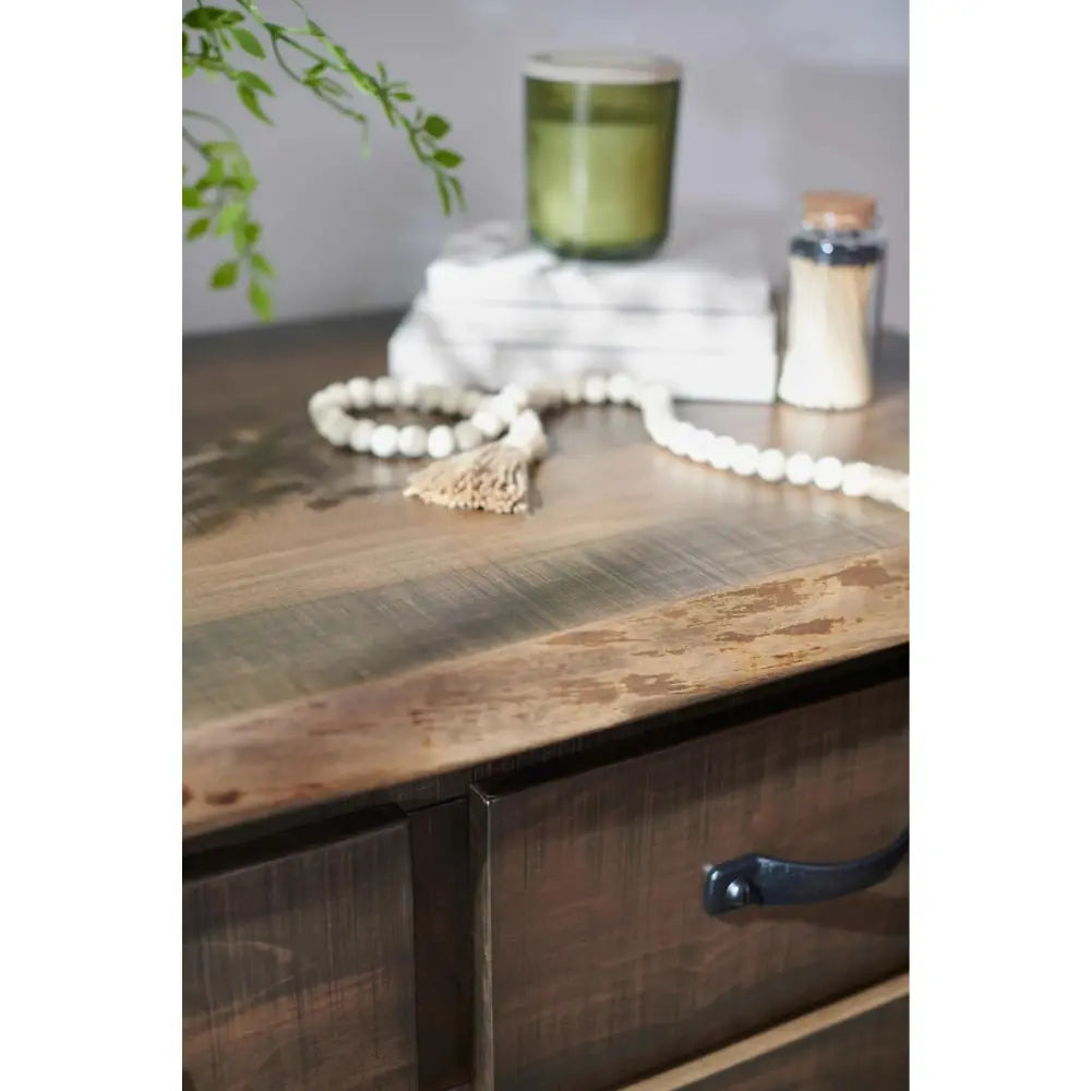 Weston Live Edge Tall Dresser, 6 Drawer